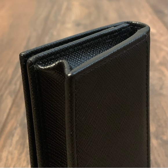 Prada Nero (Black) Saffiano Leather Card Holder Case - Picture 12 of 15